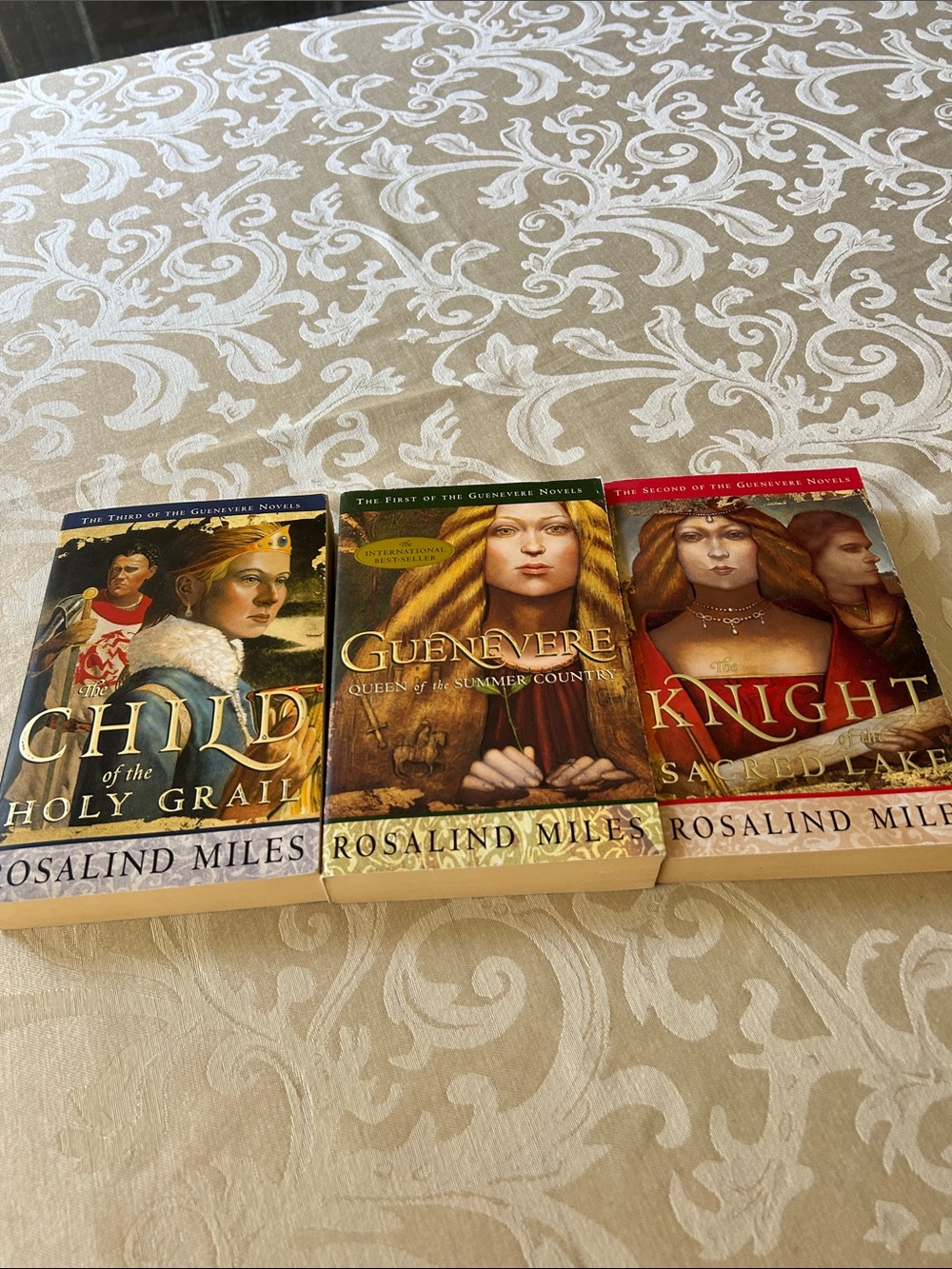 Rosalind Miles Guenevere Trilogy Paperback Book Set